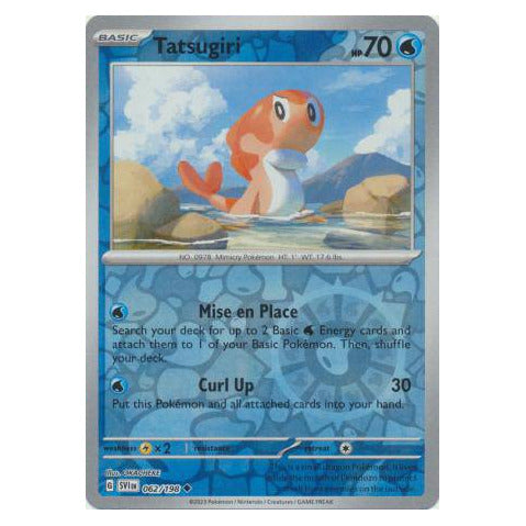 Tatsugiri : SCARLET & VIOLET BASE (Reverse holo) - 062/198