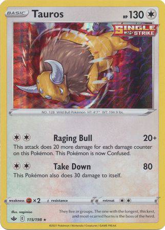 Tauros : CHILLING REIGN (Holo) - 115/198