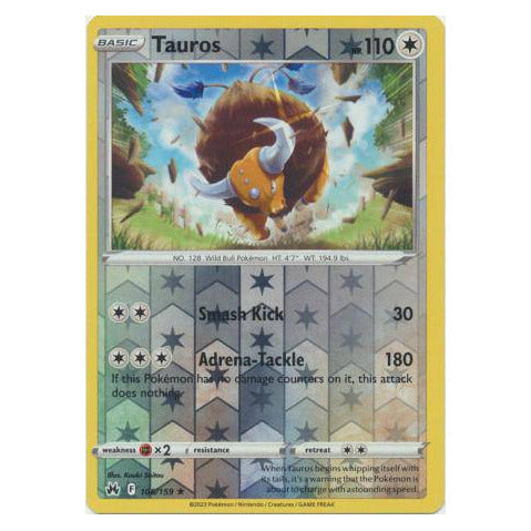 Tauros : CROWN ZENITH (Reverse holo) - 106/159