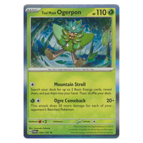 Teal Mask Ogerpon : TWILIGHT MASQUERADE (Holo) - 024/167