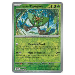 Teal Mask Ogerpon : TWILIGHT MASQUERADE (Reverse holo) - 024/167