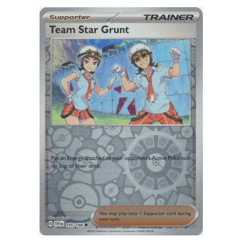 Team Star Grunt : OBSIDIAN FLAMES (Reverse holo) - 195/198