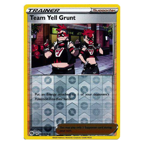 Team Yell Grunt : CHAMPION'S PATH (Reverse holo) - 067/073