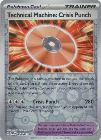 Technical Machine: Crisis Punch : PALDEAN FATES (Reverse holo) - 090/091 - Lockett Labs UK