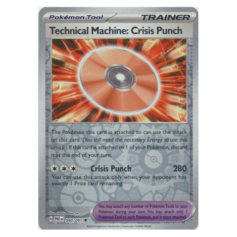 Technical Machine: Crisis Punch : PALDEAN FATES (Reverse holo) - 090/091