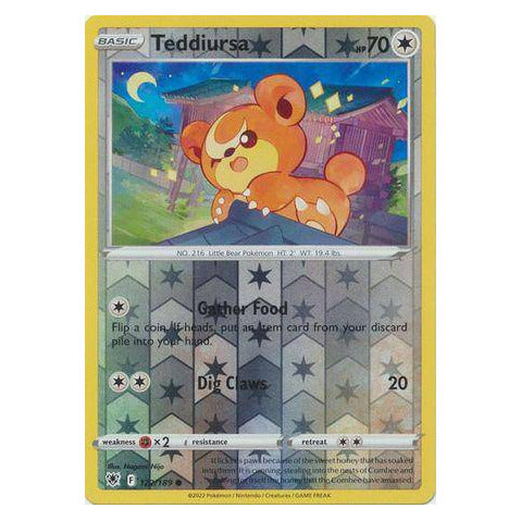 Teddiursa : ASTRAL RADIANCE (Reverse holo) - 122/189