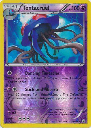 Tentacruel : PRIMAL CLASH (Reverse holo) - 72/160