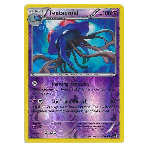 Tentacruel : PRIMAL CLASH (Reverse holo) - 72/160