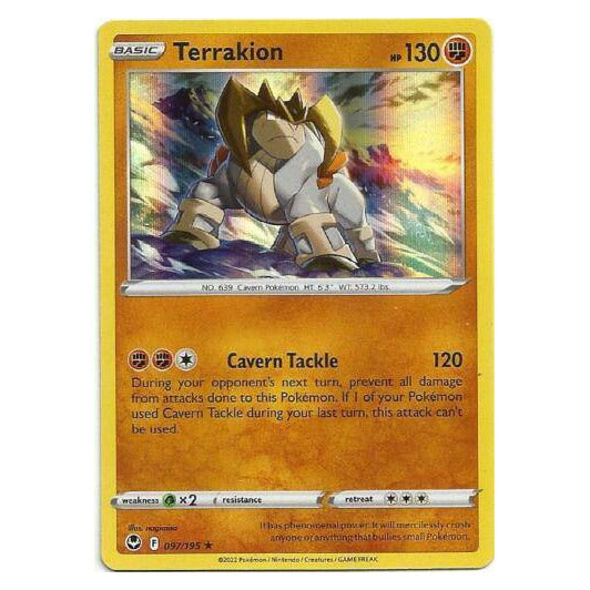 Terrakion : SILVER TEMPEST (Holo) - 097/195