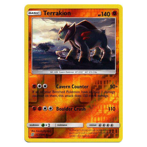 Terrakion : UNIFIED MINDS (Reverse holo) - 122/236