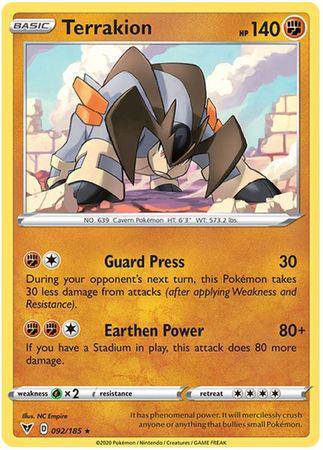 Terrakion : VIVID VOLTAGE - 092/185