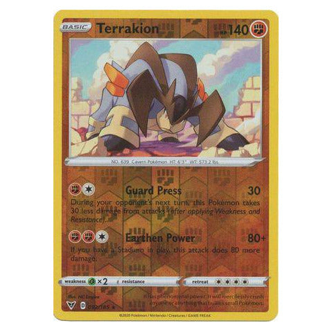 Terrakion : VIVID VOLTAGE (Reverse holo) - 092/185