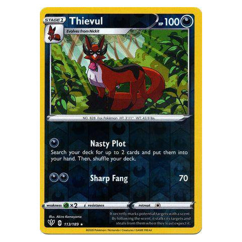 Thievul : DARKNESS ABLAZE (Reverse holo) - 113/189