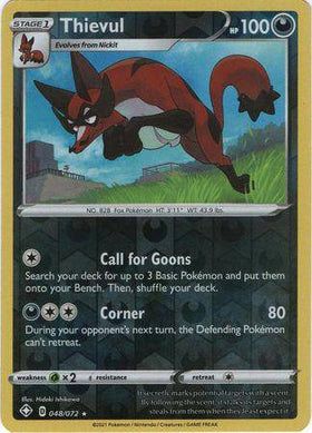 Thievul : SHINING FATES (Reverse holo) - 048/072