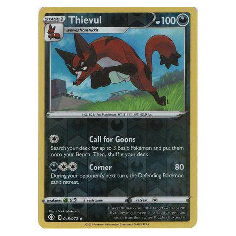 Thievul : SHINING FATES (Reverse holo) - 048/072