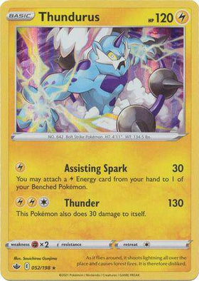 Thundurus : CHILLING REIGN (Holo) - 052/198