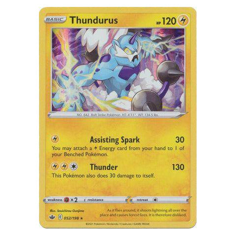 Thundurus : CHILLING REIGN (Holo) - 052/198