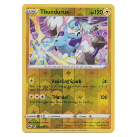 Thundurus : CHILLING REIGN (Reverse holo)  - 052/198