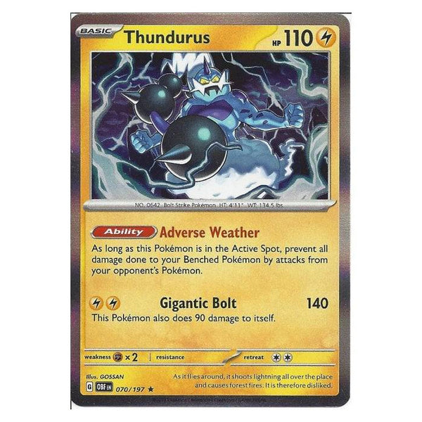 Thundurus : OBSIDIAN FLAMES (Holo) - 070/197