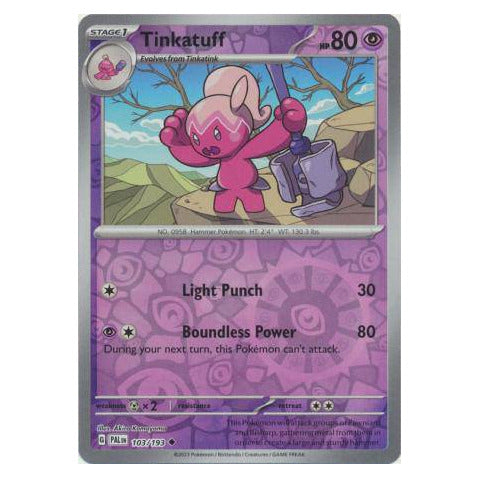 Tinkatuff : PALDEA EVOLVED (Reverse holo) - 103/193