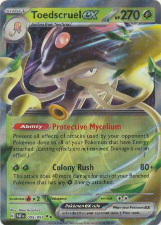 Toedscruel ex : PALDEAN FATES - 005/091 - Lockett Labs UK