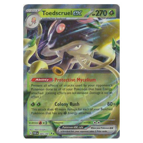 Toedscruel ex : PALDEAN FATES - 005/091