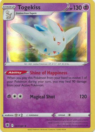 Togekiss : ASTRAL RADIANCE (Holo) - 057/189 - Lockett Labs UK
