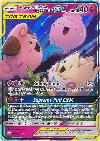 Togepi & Cleffa & Igglybuff GX : COSMIC ECLIPSE - 143/236