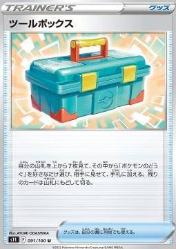 Lockett Labs Toolbox: LOST ABYSS - 091/100, featuring a teal and yellow storage box with a handle.