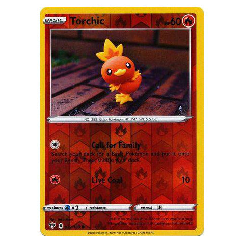 Torchic : DARKNESS ABLAZE (Reverse holo) - 022/189