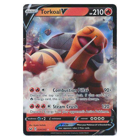 Torkoal V : SWORD & SHIELD BASE - 024/202