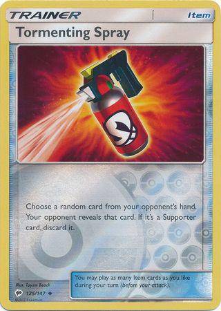 Tormenting Spray : BURNING SHADOWS (Reverse holo) - 125/147 - Lockett Labs UK