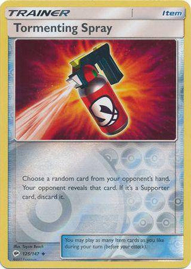 Tormenting Spray : BURNING SHADOWS (Reverse holo) - 125/147 - Lockett Labs UK