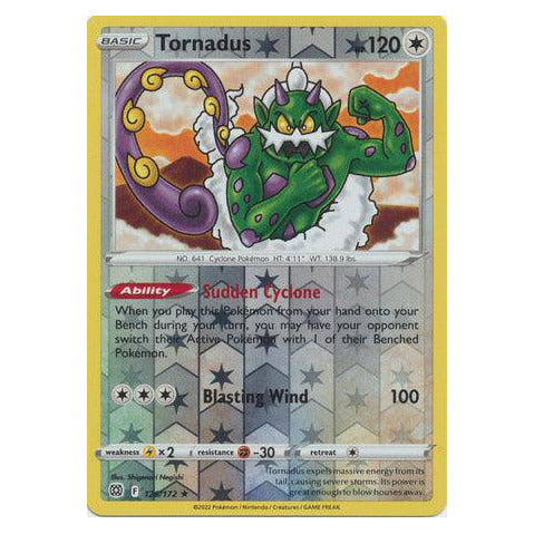 Tornadus : BRILLIANT STARS (Reverse holo) - 126/172