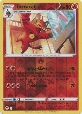 Torracat : SILVER TEMPEST (Reverse holo) - 031/195 - Lockett Labs UK