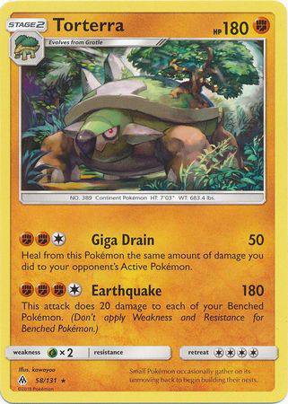 Torterra : FORBIDDEN LIGHT - 58/131 - Lockett Labs UK
