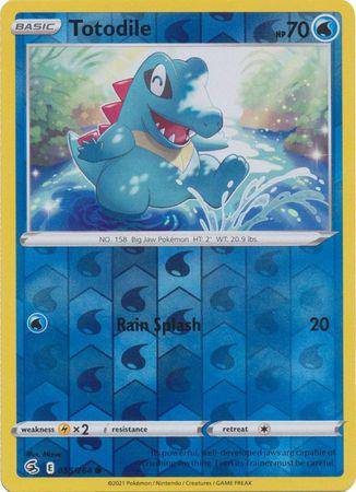Totodile : FUSION STRIKE (Reverse holo) - 055/264 - Lockett Labs UK