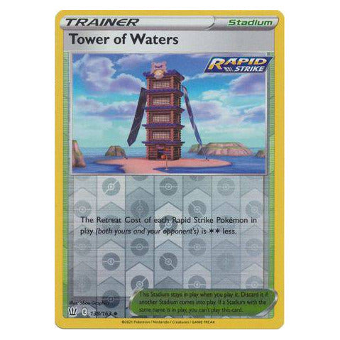 Tower of Waters : BATTLE STYLES (Reverse holo) - 138/163