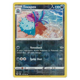 Toxapex : SILVER TEMPEST (Reverse holo) - 115/195