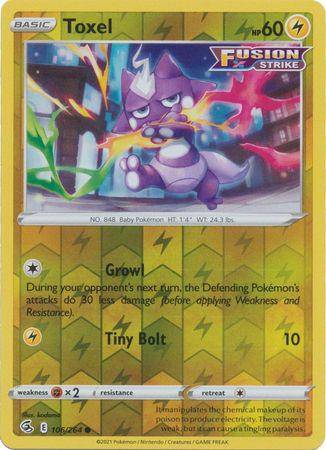 Toxel : FUSION STRIKE (Reverse holo) - 106/264 - Lockett Labs UK