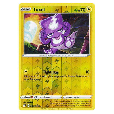 Toxel : REBEL CLASH (Reverse holo) - 068/192