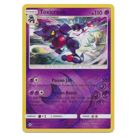 Toxicroak : BURNING SHADOWS (Reverse holo) - 55/147