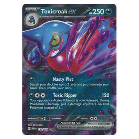 Toxicroak ex : SCARLET & VIOLET BASE - 131/198