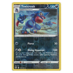 Toxicroak : SILVER TEMPEST (Reverse holo) - 110/195
