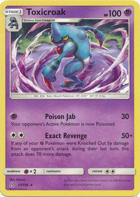 Toxicroak : ULTRA PRISM - 57/156 - Lockett Labs UK