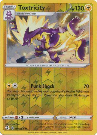 Toxtricity : FUSION STRIKE (Reverse holo) - 107/264 - Lockett Labs UK