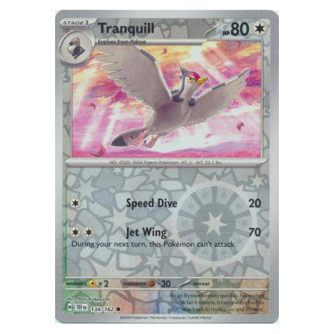 Tranquill : TEMPORAL FORCES (Reverse holo) - 134/162