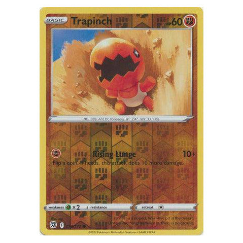 Trapinch : BRILLIANT STARS (Reverse holo) - 074/172