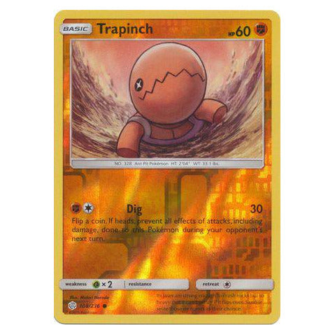 Trapinch : COSMIC ECLIPSE (Reverse holo) - 108/236