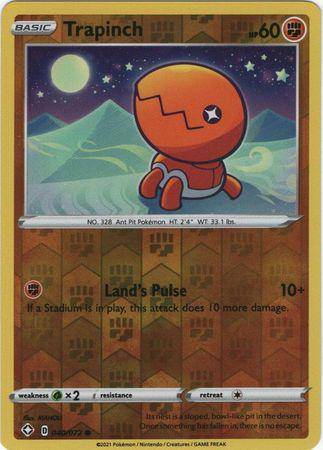 Trapinch : SHINING FATES (Reverse holo) - 040/072 - Lockett Labs UK